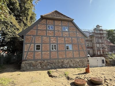 Remise Fertigstellung Südfassade